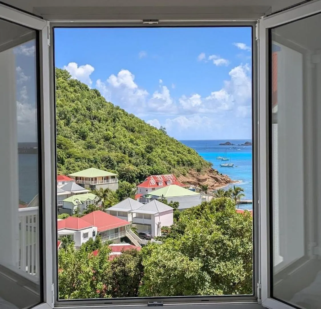 Villa Le Nid De Corossol Avec Vue Sur Mer Flamands Saint Barthélemy